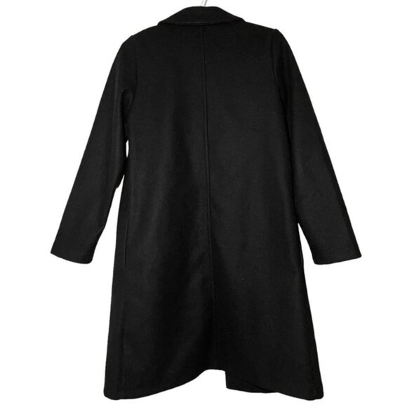 ZARA BLACK LAPEL COLLAR COAT SIZE S - Picture 7 of 9